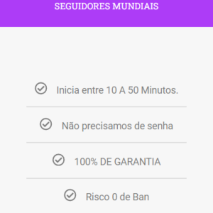 5.000 SEGUIDORES MUNDIAIS